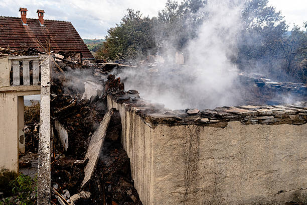 Professional Fire Damage Removal technician working in Chisago City, MN